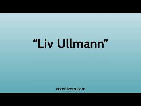 Pronounce "Liv Ullmann" - South Korean accent vs. native U.S.