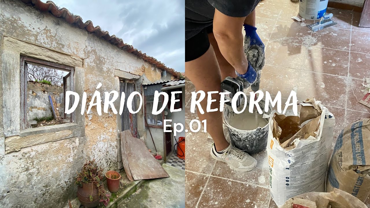 COMPRAMOS UMA CASA EM PORTUGAL-Diário de reforma+tour pela casa-episódio 01