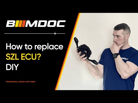 How to replace steering wheel angle sensor (SZL ECU) on BMW? DIY guide.