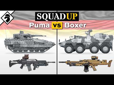 Puma vs. Boxer Squads in the German Army