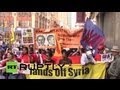 Американцы протестуют против планов Обамы атаковать Сирию 