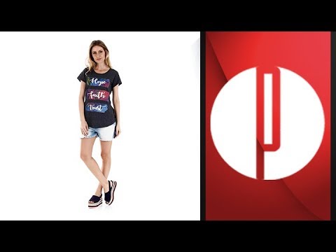 Blusa Alongada Feminina Lara - 6700073512/ Shorts Jeans Feminino Max Denim - 6710056564