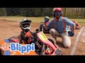 Blippi S Go Kart Race Kids Video Subtitles Cartoons For Kids Moonbug Literacy