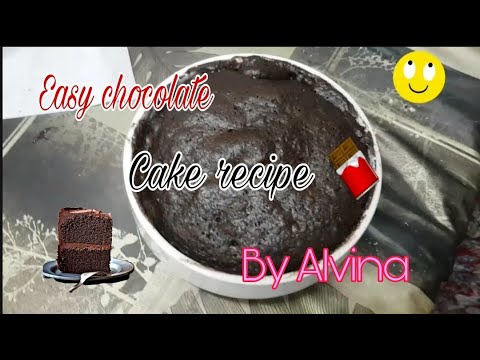 EASY CHOCOLATE CAKE RECIPE | BY ALVINA | AA WORLD