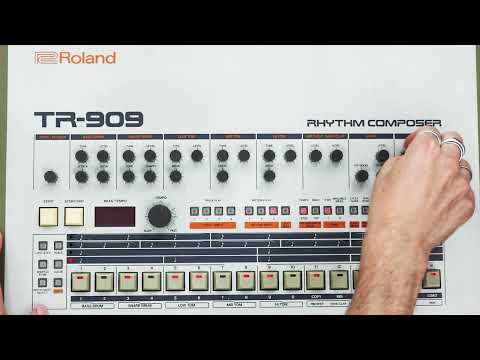 Roland TR-909: basic sounds & demo patterns
