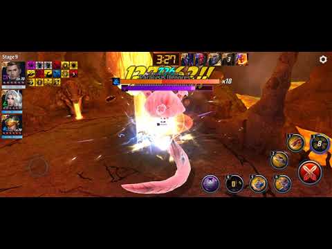 Marvel Future Fight T3 Ikaris MCU uni vs Mephisto Stage 9 with White Fox support