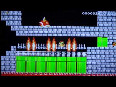 Super Mario Maker Level- Bowser's Escape by Sab Liath