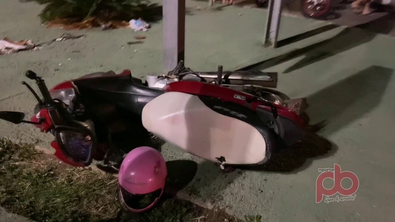 Jovem morre durante queda de moto em Sousa