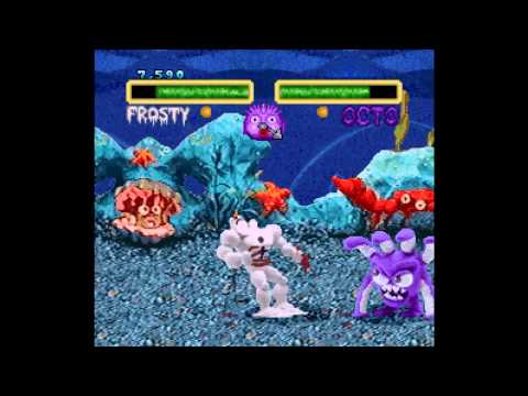 ClayFighter 2: Judgment Clay ... (SNES) 60fps Gameplay
