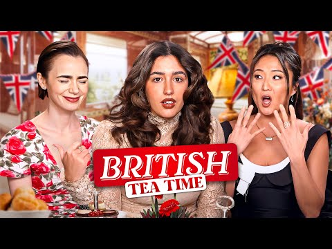 TEA TIME AVEC LILY COLLINS & ASHLEY PARK 