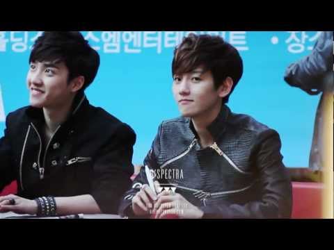 [1080P]120428 EXO-K Incheon fansign Baekhyun fancam [full ver]