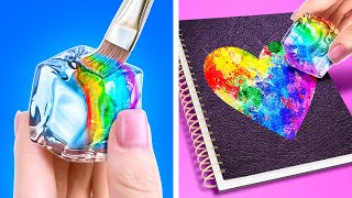 COOL HACKS AND BEST CREATIVE IDEAS || Funny Drawing Tips You Need to Try by 123 GO! GENIUS