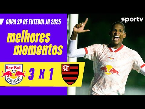 Gols e lances de Red Bull Bragantino x Flamengo