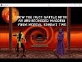 MK2 Secret Char Intro Style
