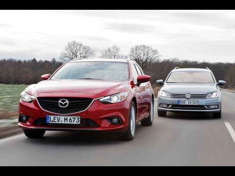 VW Passat vs. Mazda 6 – Who will be the station wagon king?