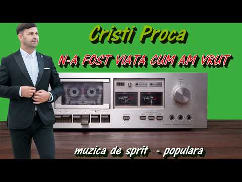 Nou! Cantec despre viata / Muzica populara 2025 / Cristi Proca Live