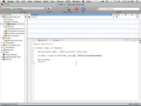 iPhone From the ground up 03: Application Skeleton