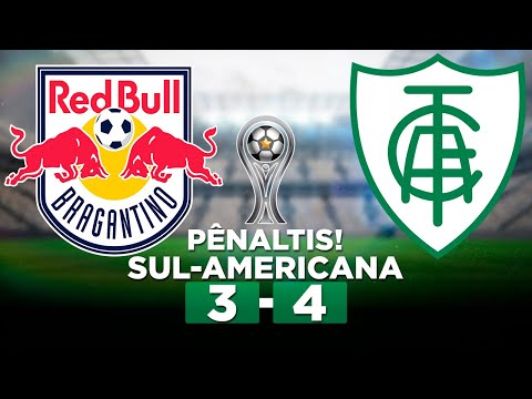 PÊNALTIS! BRAGANTINO 3 (3 x 4) 3 AMÉRICA-MG Sul-Americana 2023 Oitavas de final | Narração