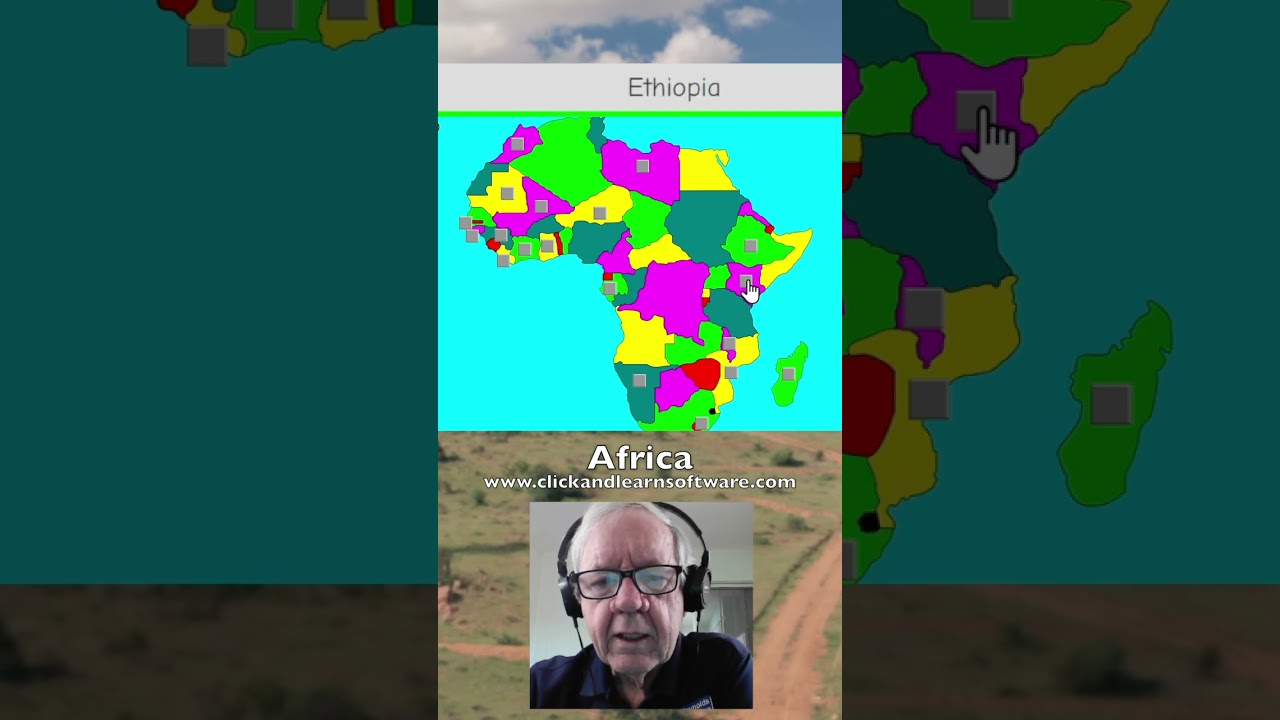 Countries of Africa are Fun to Learn #africa #african #clickandlearnsoftware