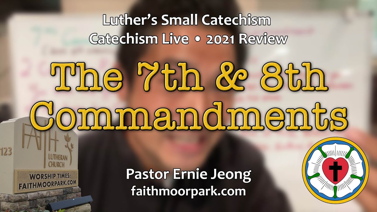Small Catechism Live! The 7th & 8th Commandments ~ Zaccheus & Our Words