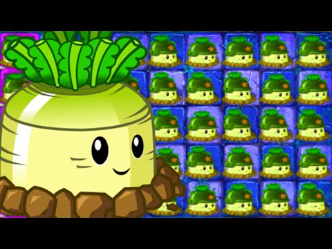 Củ cải trắng MISCHIEF RADISH - Hoa quả nổi giận 2/Plants vs Zombies 2 (Chinese Version)