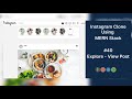 Instagram Clone Using MERN Stack View Post Details In Explore Page 40