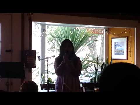Sabrina Perea singing Michael Jackson's "Ben" @ Cristina's Cafe