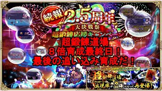 【ロマサガrs】超鍛錬道場育成８倍育成最終日！追い込みかけるぞ！【ロマンシングサガ リユニバース】【ロマサガRS】