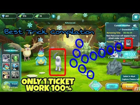 Trick Refresh Monster Myst Only 1 Ticket Work 100% - Pokeland Legends (Pocket Arena)