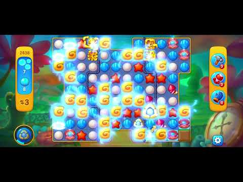 Fishdom 2438 - Super Hard Level (19 Moves)