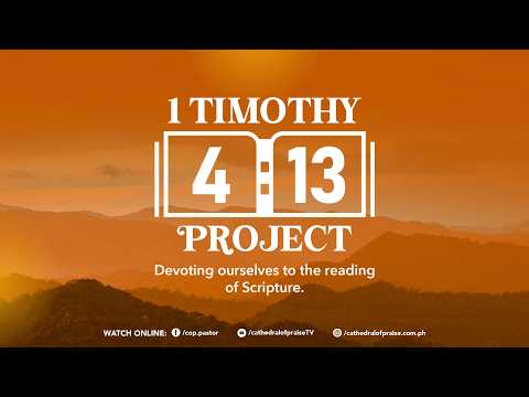 1 Timothy 4:13 Project Ep. 428 (Numbers 7:1-89 & Proverbs 6:12-15) - March 4, 2026