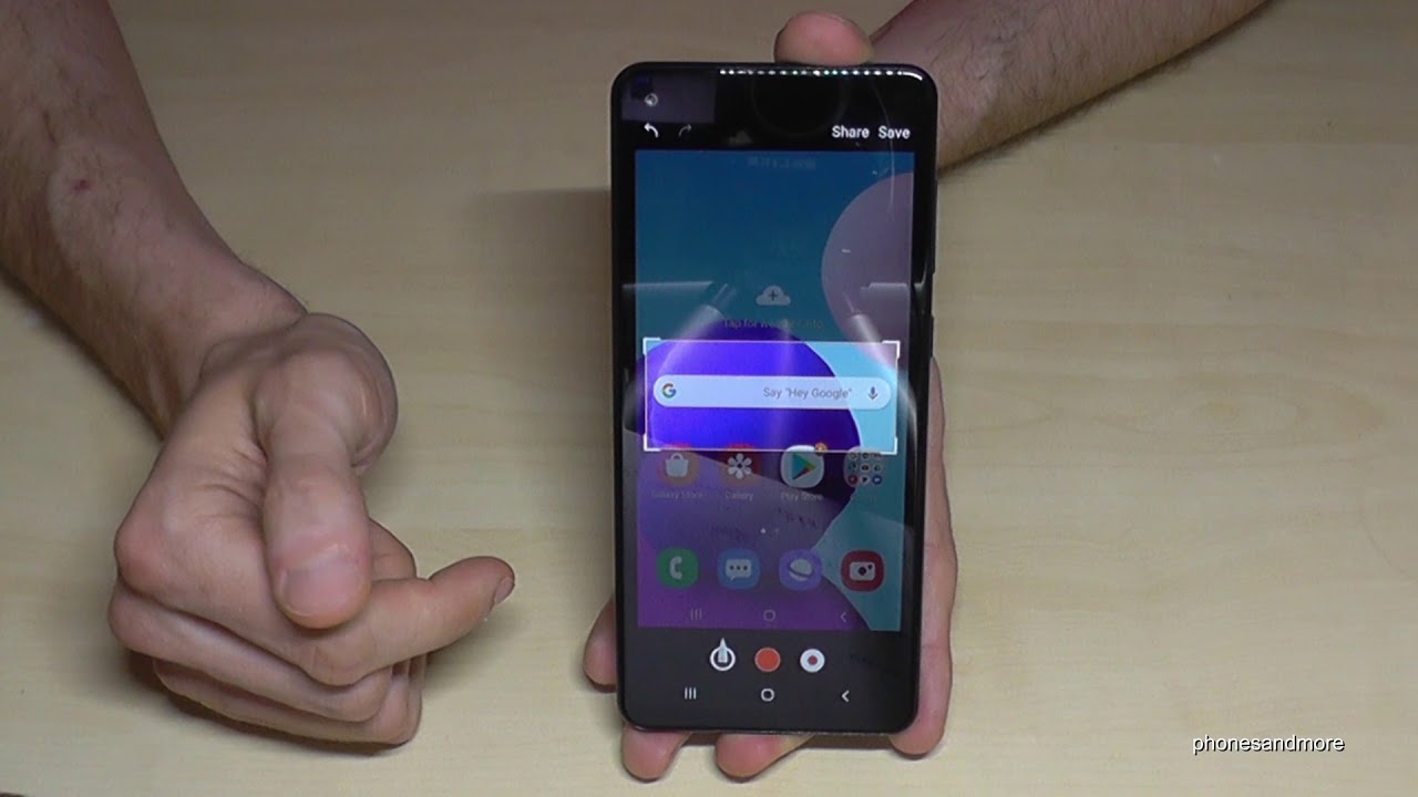 Samsung Galaxy A11: How to take a screenshot/capture?