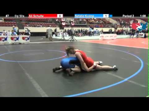 WM 59 KG - RD1 - Ali Schulte (Waldorf) vs. Natalie Kuang (BTS)