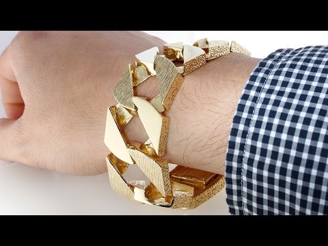 9ct 14ct 18ct Gold Bracelet 143.1g 9"- Hatton Jewellers London