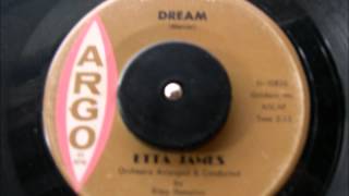 ETTA JAMES DREAM ARGO RECORD LABEL 5390 &quot;PURE SOUL&quot;