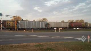 preview picture of video 'Canadian Pacific Freight Train - Plymouth and Medina, MN Railroad Tracks'