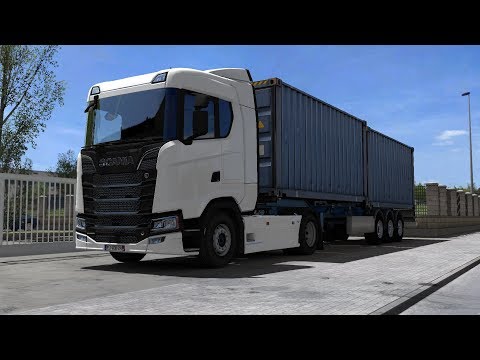 ETS 2 - SCANIA S580 V8 - Trip: Marseille - Clermont-Ferrand