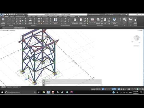 ADVANCE STEEL 2019 TUTORIAL/72/CREATE DRAWING TEMPLATE