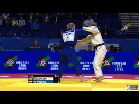 Judo 2016 European Championships Kazan: Gercsak (HUN) - Polling (NED) [-70kg] bronze