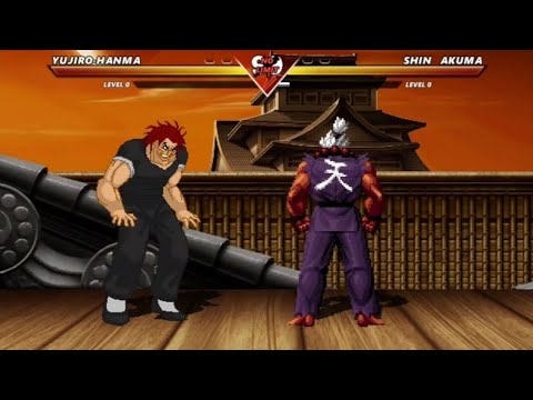 YUJIRO HANMA vs SHIN AKUMA - VERY INCREDIBLY EXCITING FIGHT !