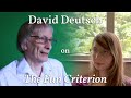 What is the 'Fun Criterion'？ (David Deutsch – behind the scenes)