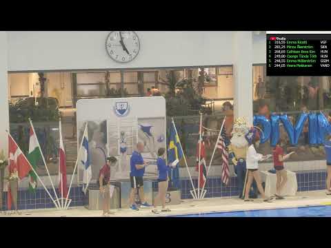 Live: Diving Lund 2025 Girls B 1m