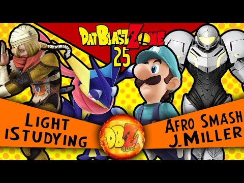 DAT BlastZone 25 - Double Pools Losers Semis - iStudying + Light vs. J.Miller + Afro Smash