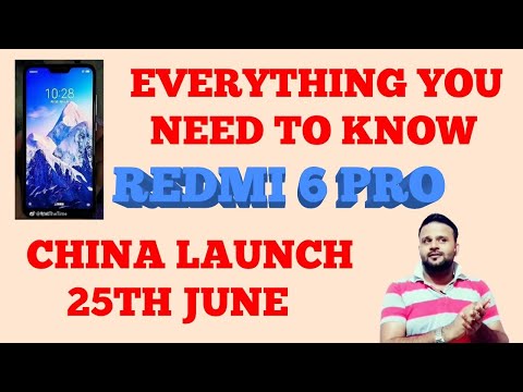 REDMI 6 PRO || 25TH JUNE 2018 || MY OPINION Video