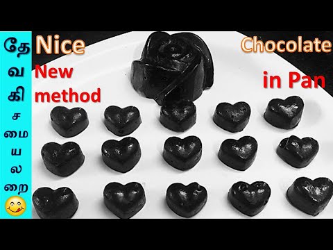 Chocolate recipe in Tamil /Dairy milk chocolate recipe in tamil / Dark chocolate recipe in tamil