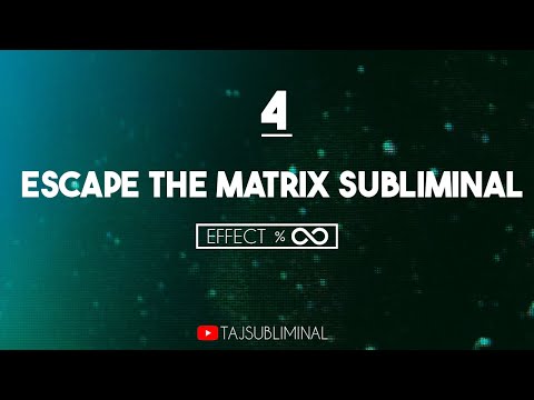 ESCAPE THE MATRIX [POWERFUL SUBLIMINAL]-Fast RESULT