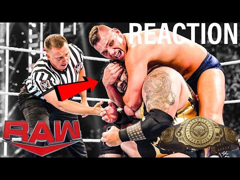 Gunther vs Bronson Reed - Intercontinental Title Match | WWE Raw Highlights 10/16/23