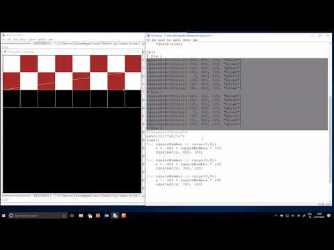 Learning Python With Turtle 04 For Loop Over Range