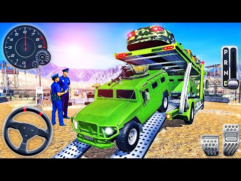 US Army Transport Truck Simulator 3D - Transporter Truck Multi Cars Driver - Android GamePlay