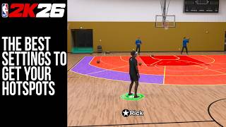 The best settings to get your hotspots NBA2K26